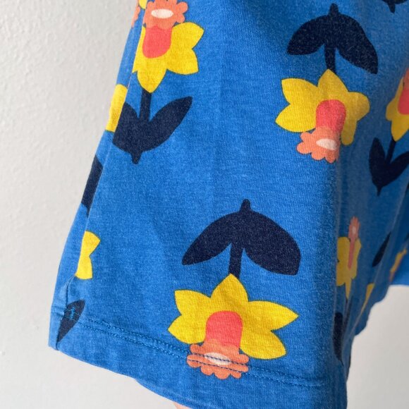 Hanna Andersson Print T-Shirt Dress Daffodil On Equator 8 (130) - Picture 10 of 10